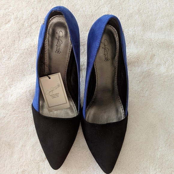 Jaclyn Smith Shoes - New Jaclyn Smith blue and black heels